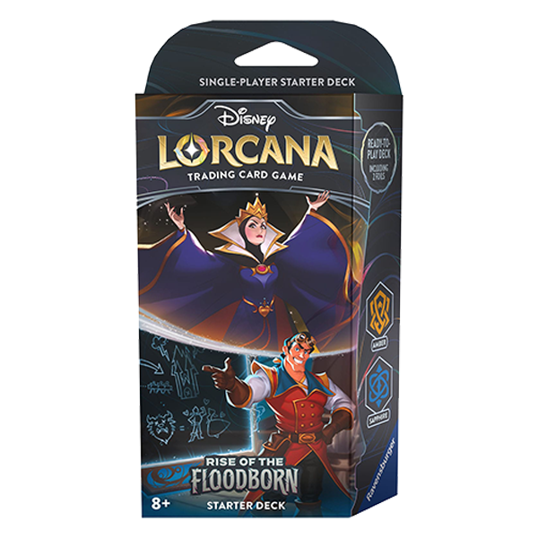Disney Lorcana TCG - Starter Deck Amber & Sapphire de Rise of the Floodborn