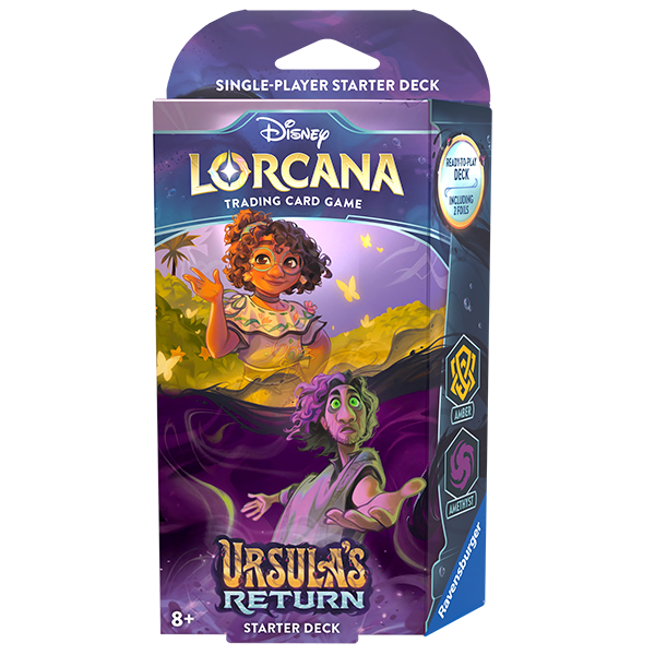 Disney Lorcana - Starter Deck Amber & Amethyst de Ursula's Return