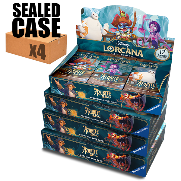 Disney Lorcana - AZURITE SEA caja de sobres sellada (4 cajas)