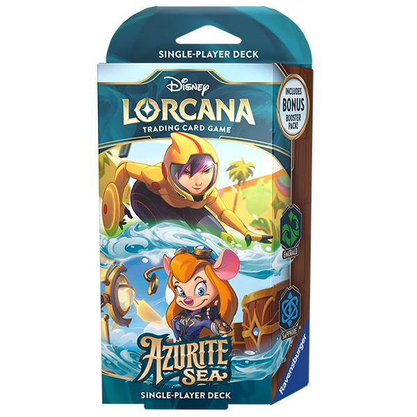 Disney Lorcana - Starter Deck EMERALD & SAPPHIRE de Azurite Sea