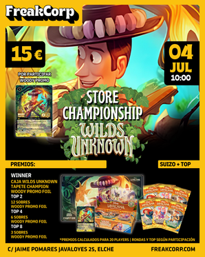 DISNEY LORCANA - CHAMPIONSHIP - WILDS UNKNOWN
