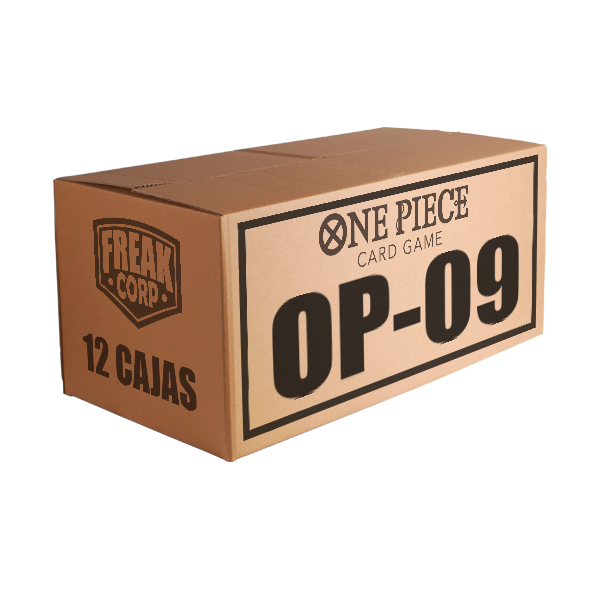 ONE PIECE card game CASE OP09 - (12 cajas)