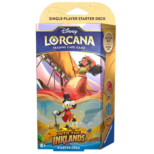 Disney Lorcana - Starter Deck Ruby & Sapphire de Into the Inklands