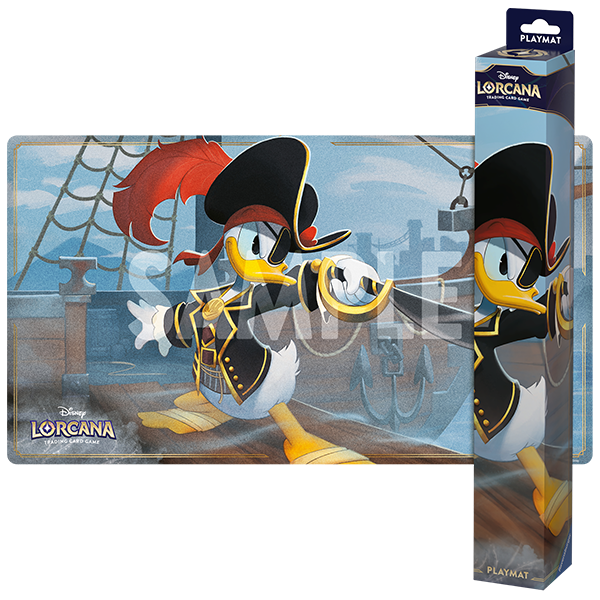 Disney Lorcana - AZURITE SEA playmat DONALD bucanero