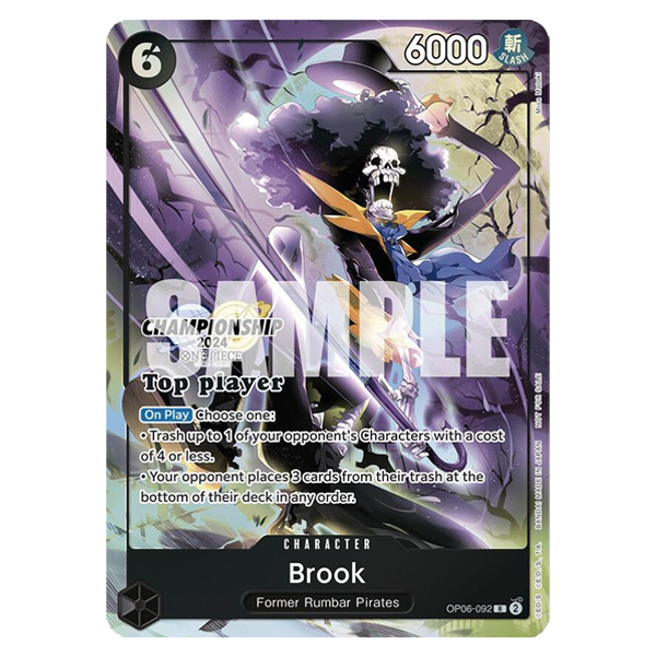 Brook (OP06-092) Championship Top Player