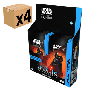 Star Wars Unlimited: Leyends of the Force, CARBONITE EDITION CASE (4 CAJAS)