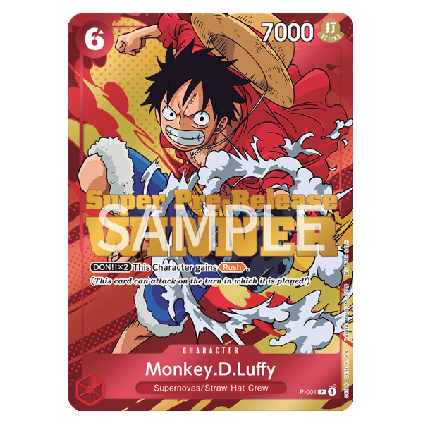 Monkey.D.Luffy (P-001) Super Pre Release