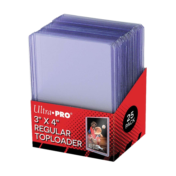 Pack 25 Top Loader 3"x 4" Ultra Pro